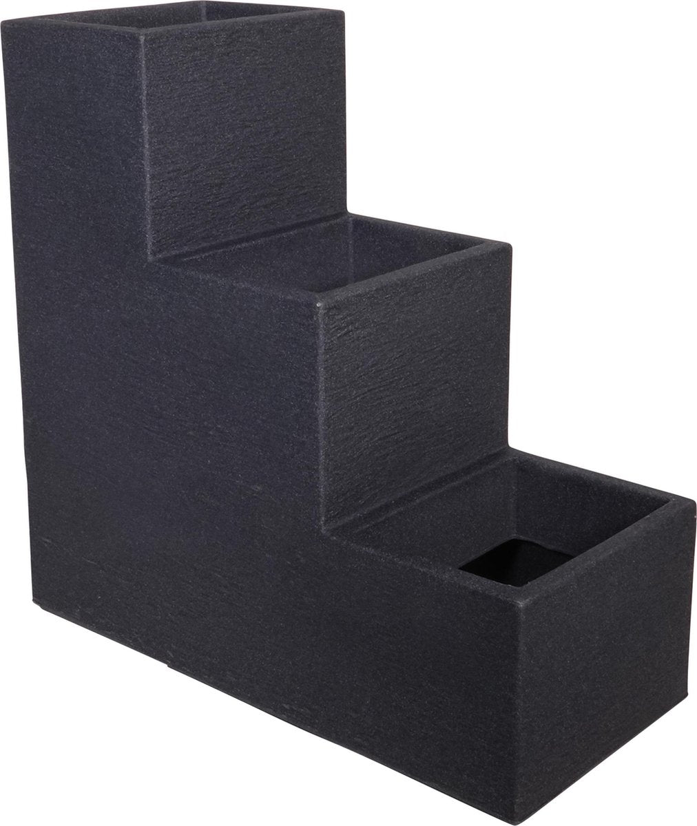 4gardenz Stone Trapsgewijs Plantenbak Voor Buiten 27x60x60 Cm - Grijs