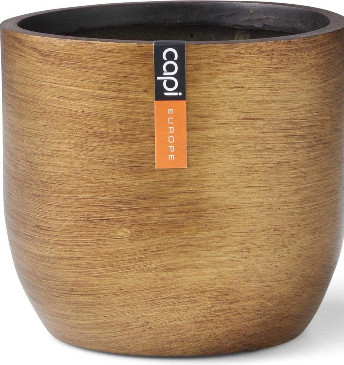 Capi Europe - Bloempot Bol Retro - 14x13 - Goud - Bloempot Voor Binnen - BRTG132