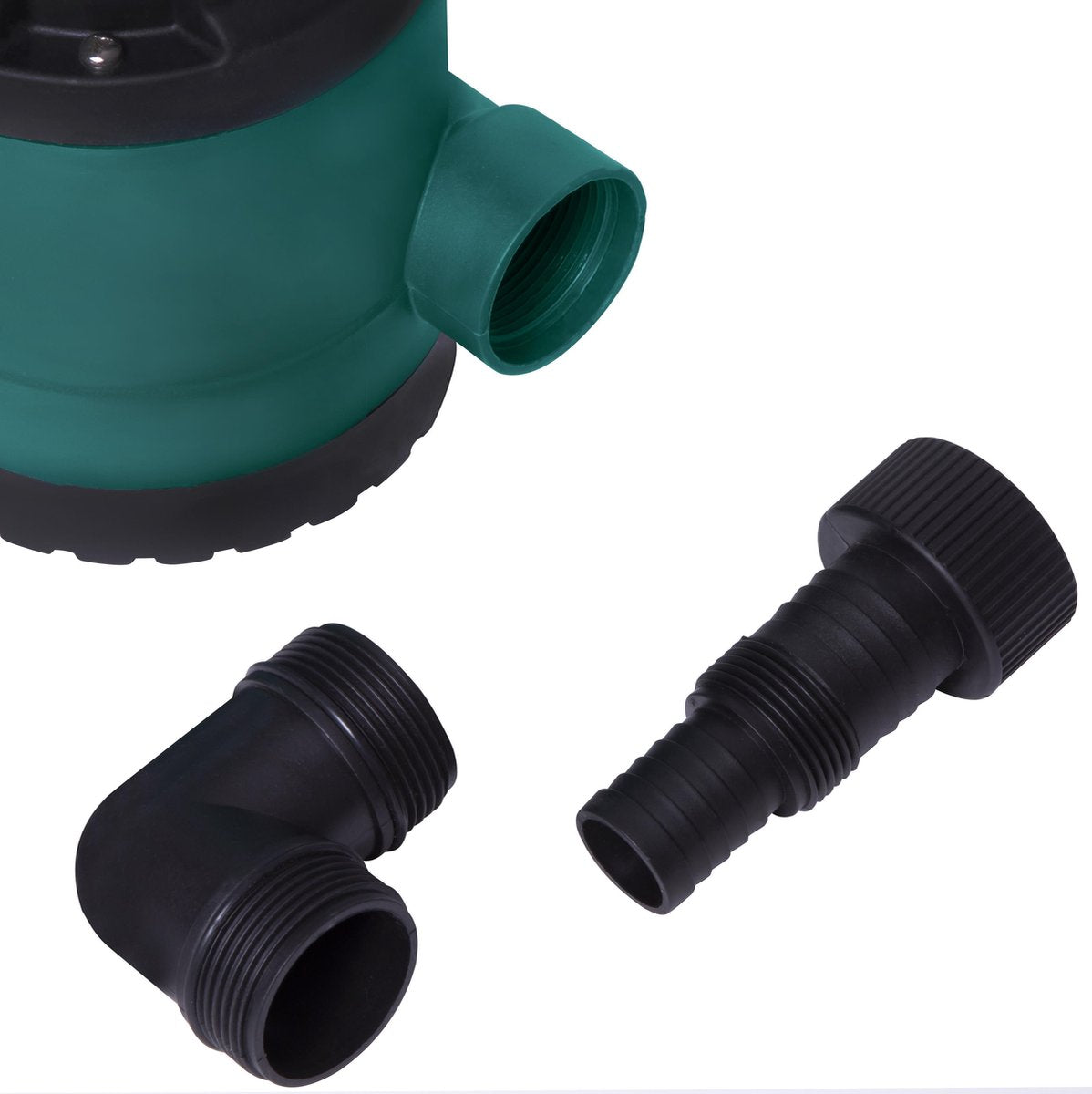 VONROC Dompelpomp/Waterpomp 300W - 6500l/h - Voor Schoon En Licht Vervuild Water - Met Vlotter
