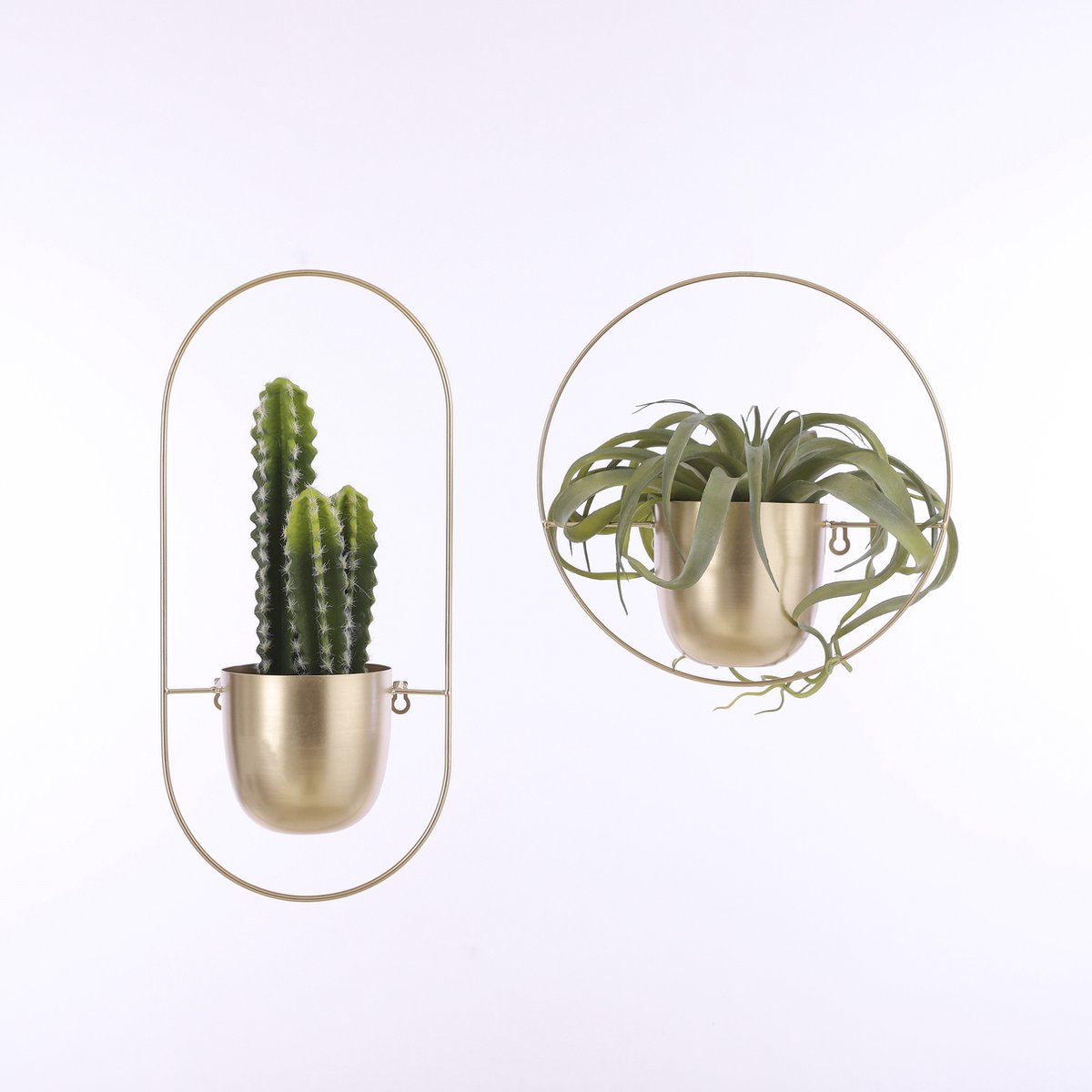 Mica Decorations Dexter Bloempot Wand - L34 X B14 X H34 Cm - Goud