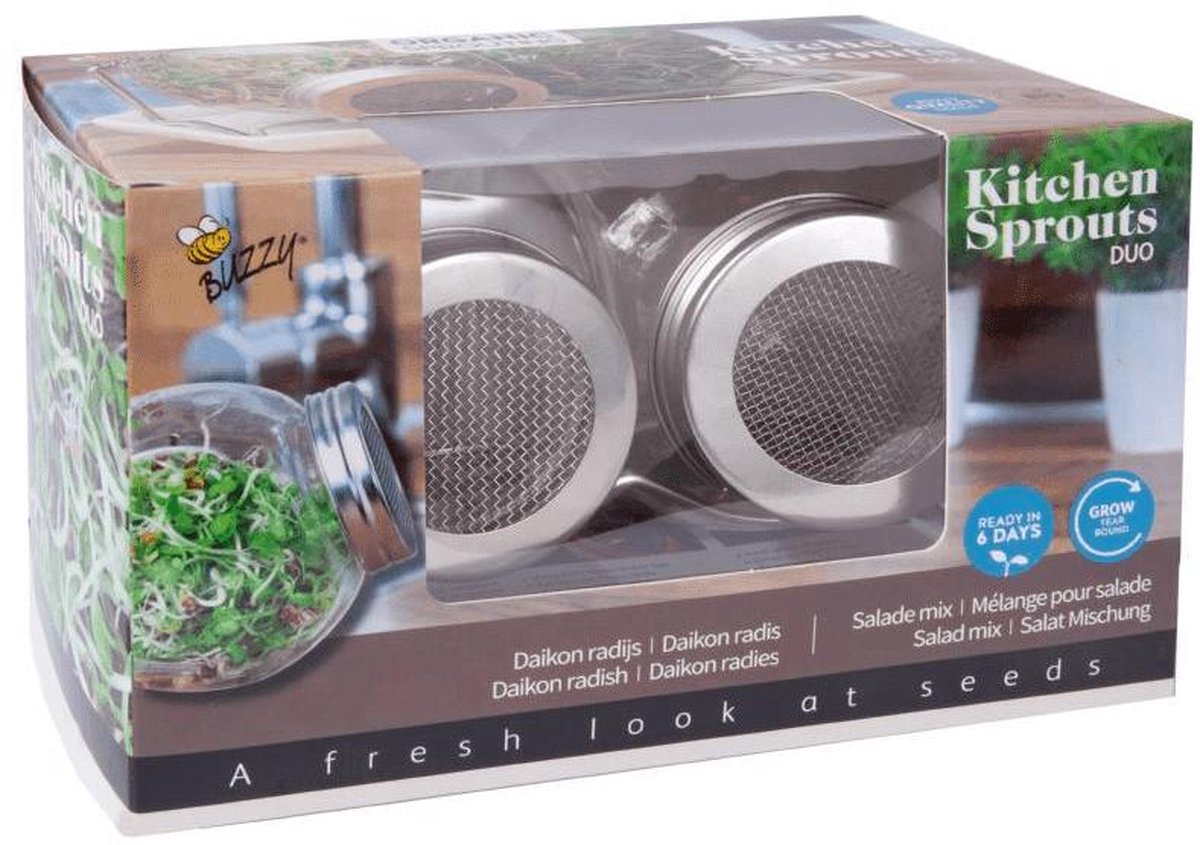 Buzzy Kiem Pot Duo Met Schaal (Bio)