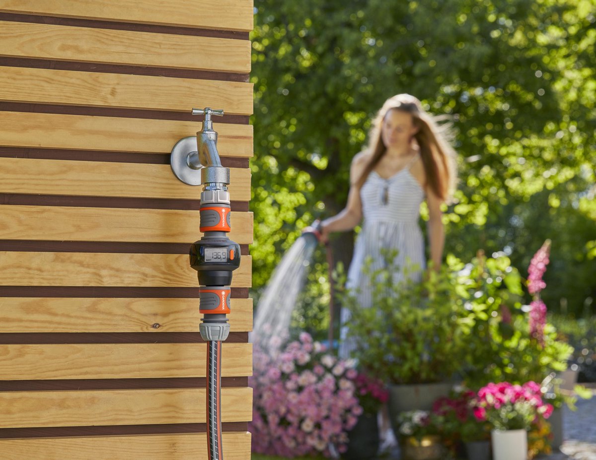 GARDENA AquaCount 18350-20 Watermeter Werkt Op Batterijen