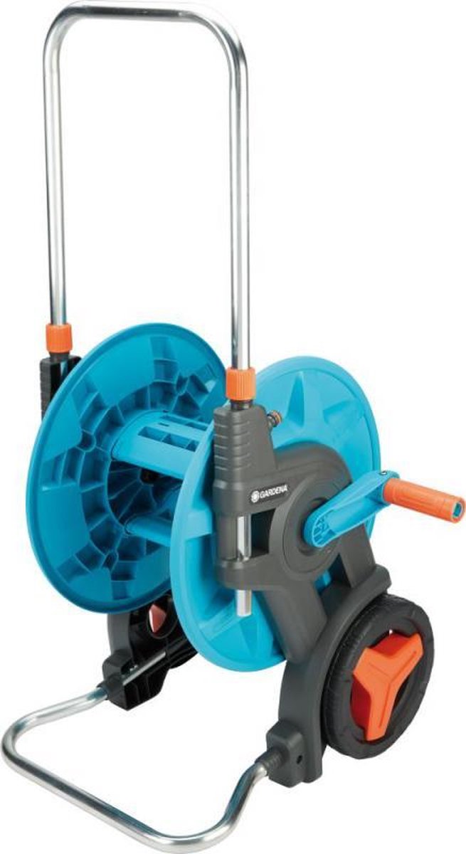 GARDENA - AquaRoll M CleverRoll Easy Slangenwagen - Maximaal 60 Meter - Inklapbare Zwengel