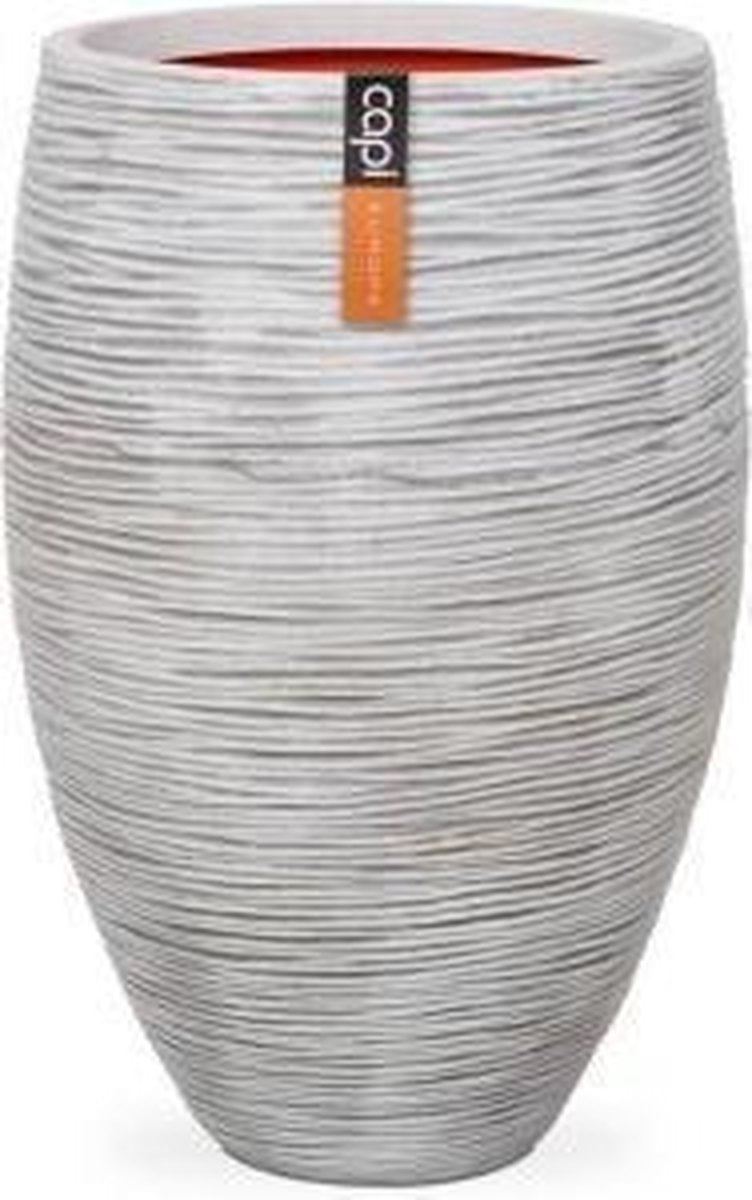 Capi Europe - Vaas Elegant Deluxe Rib NL - 45x72 - Ivoor - Voor Binnen En Buiten - KOFI1138