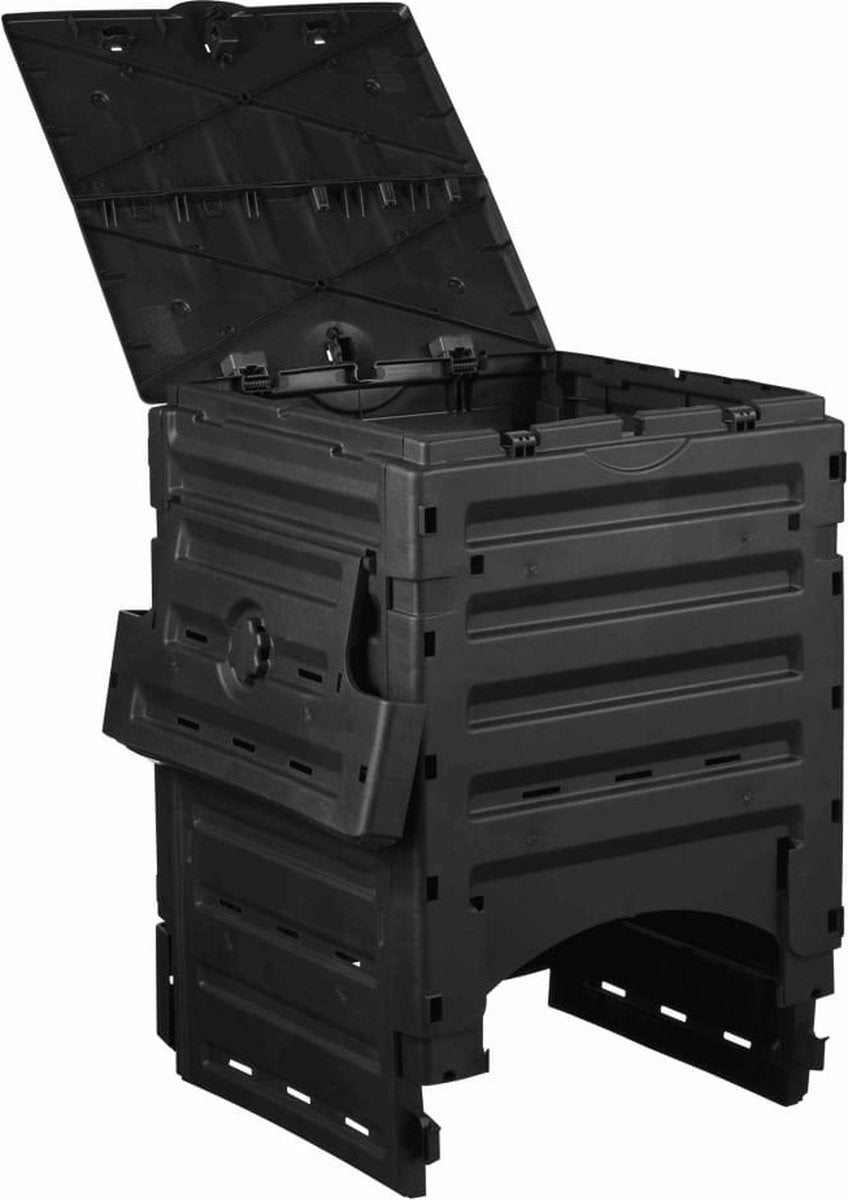 Nature - Compostsilo - H60 X 60 X 90cm - Zwart - 300L