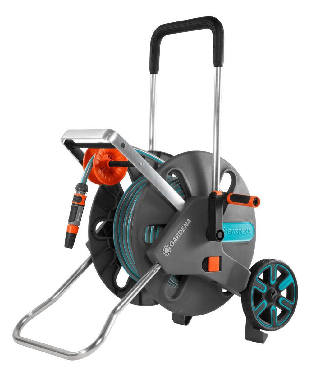  GARDENA - AquaRoll L CleverRoll L Easy Set Slangenwagen - Maximaal 50 Meter - Verstelbare Handgreep