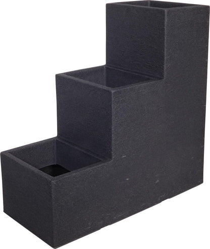 4gardenz Stone Trapsgewijs Plantenbak Voor Buiten 27x60x60 Cm - Grijs