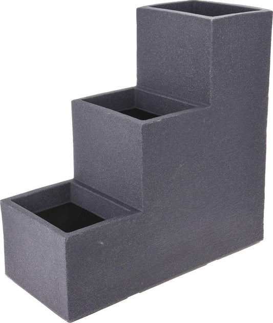  4gardenz Stone Trapsgewijs Plantenbak Voor Buiten 27x60x60 Cm - Grijs