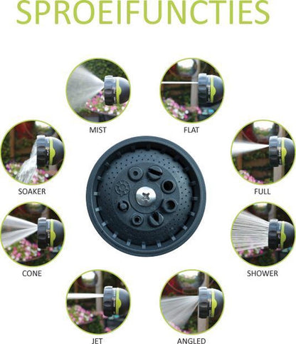  G-Flex Flexibele Tuinslang - Waterslang - 8 Verschillende Sproeistanden - Inclusief Opbergtas/splitter/Koppelstuk/Houder/Rubbers - 30 Meter