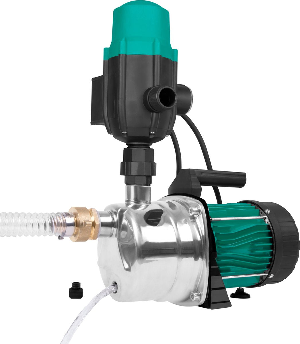  VONROC Hydrofoorpomp / Automatische Pomp - 1000W - 3500l/h - Met Drukschakelaar - Droogloopbeveiliging - Voor Besproeien En Huishoudwater