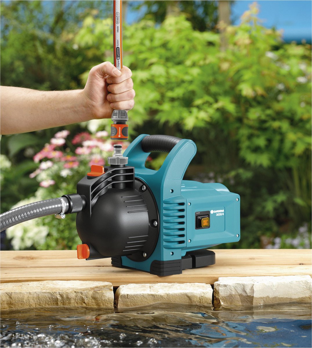  GARDENA - Classic Besproeiingspomp 3000/4 - Waterpomp - 600 W - 3100 L/h