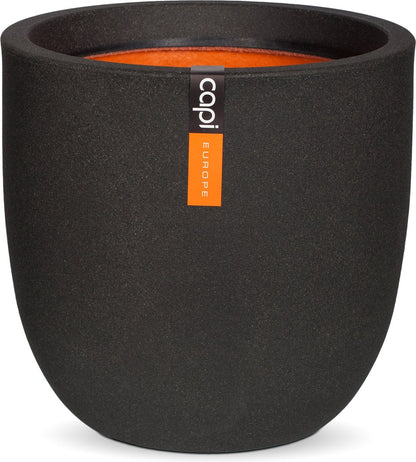  Capi Europe - Bloempot Bol Smooth NL - 43x41 - Zwart - Voor Binnen En Buiten - KBL933
