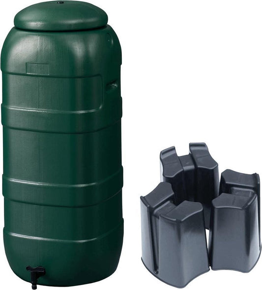  Regenton Rainsaver Groen 100 Liter + Voet