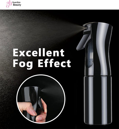 Merkloos Sibel Extreme Mist Verstuiver 160ml Zwart En Wit| Professional Hairdressing Plastic Fine Mist Spray Bottle - 2 Stucks