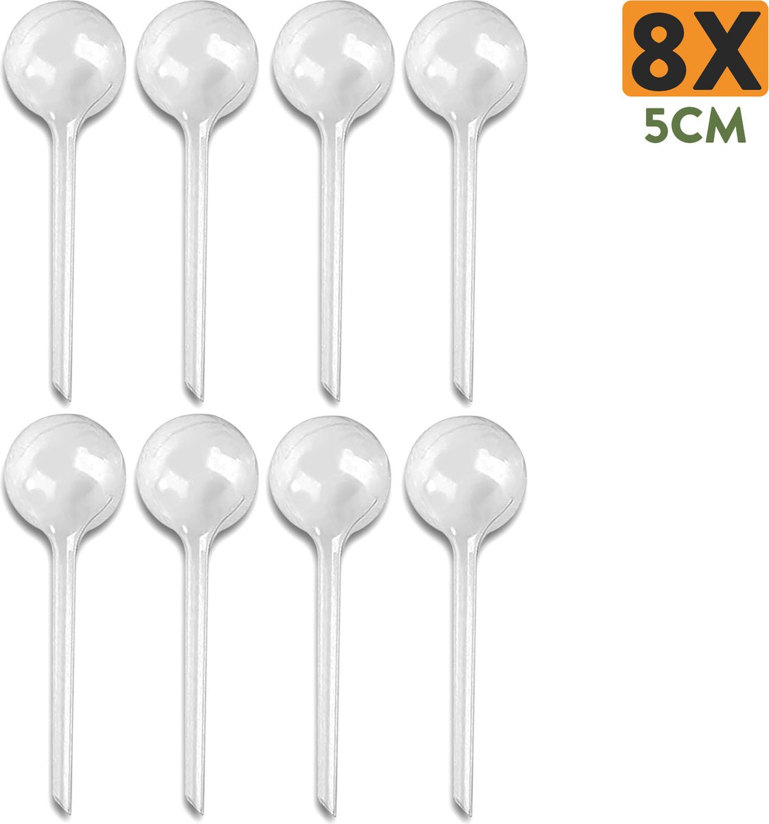  STFF &amp; Co® Waterdruppelaar Voor Planten – Irrigatiesysteem Automatisch Watergeefsysteem – Waterbollen Voor Planten – Bewateringssysteem – 8 Stuks - 5cm