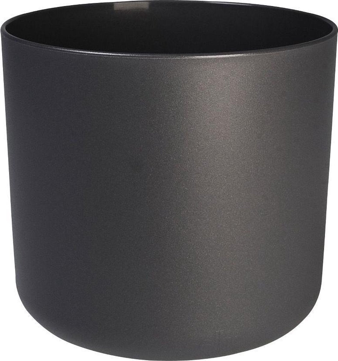  Elho B.for Soft Rond 22 - Bloempot Voor Binnen - Ø 22.3 X H 20.4 Cm - Zwart/Antraciet