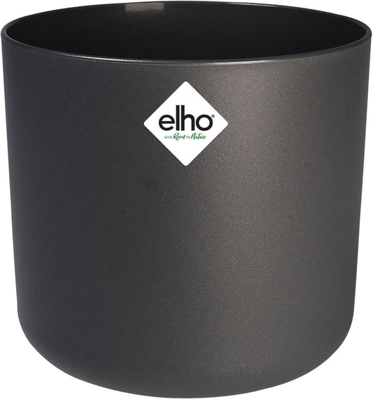  Elho B.for Soft Rond 25 - Bloempot Voor Binnen - Ø 24.7 X H 23.3 Cm - Antraciet