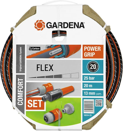  GARDENA - Comfort FLEX - 6-delige Tuinslangset Tuinslang - 20 Meter - 13 Mm