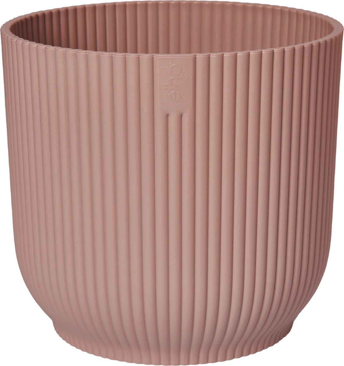  Elho Vibes Fold Rond Wielen 35 - Bloempot Voor Binnen - Ø 34.9 X H 32.4 Cm - Delicaat Roze