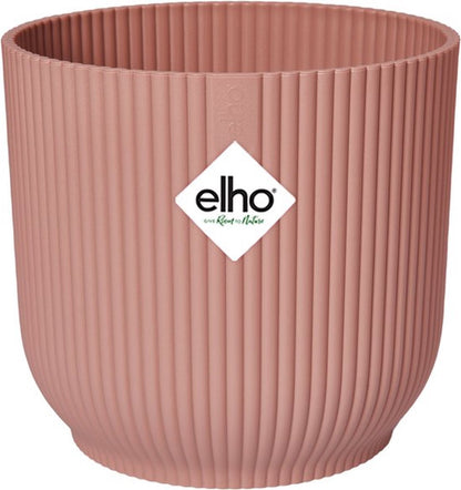  Elho Vibes Fold Rond 30 - Bloempot Voor Binnen - Ø 29.5 X H 27.2 Cm - Delicaat Roze