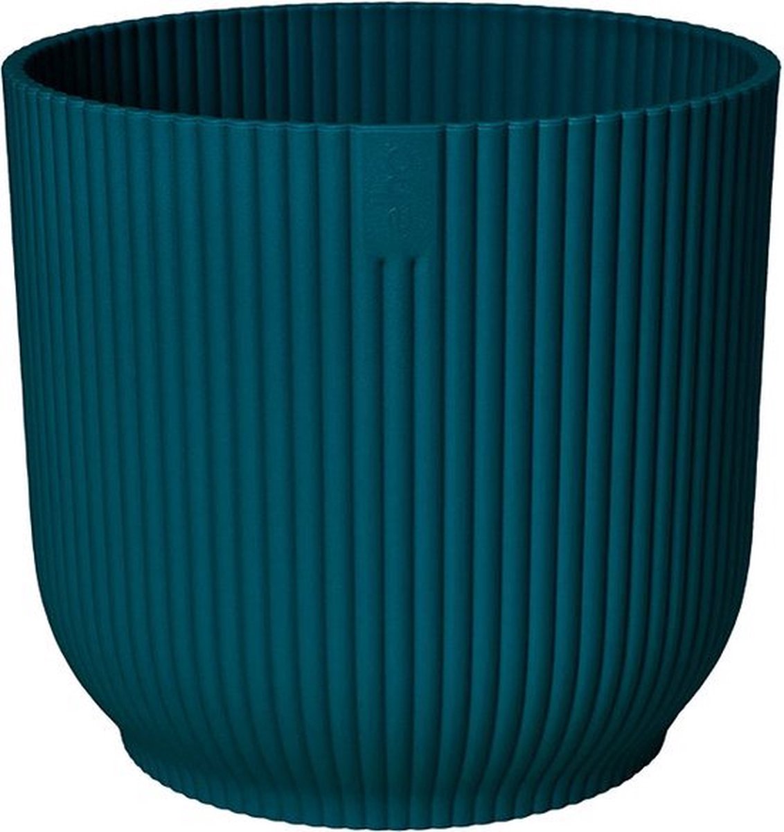  Elho Vibes Fold Rond Wielen 35 - Bloempot Voor Binnen - Ø 34.9 X H 32.4 Cm - Diepblauw