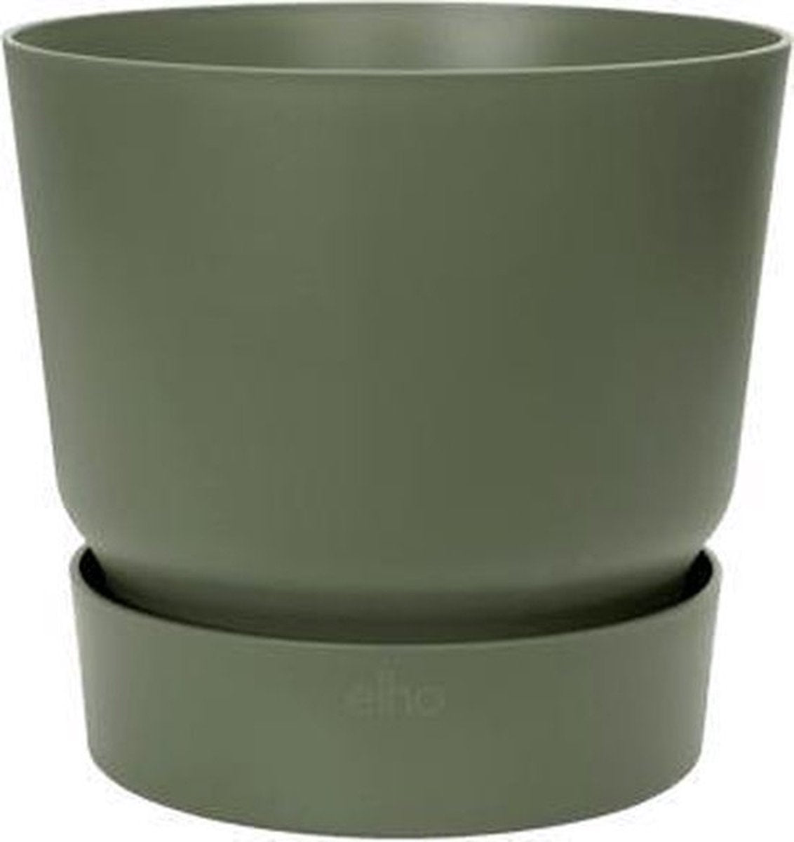  Elho Greenville Rond 30 - Grote Bloempot Voor Buiten - Gemaakt Van Gereycled Plastic - Ø 29.5 X H 27.8 Cm - Blad Groen