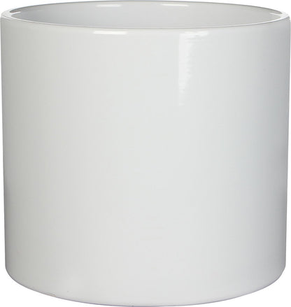  Mica Decorations Era Bloempot - H26 X Ø28 Cm - Wit