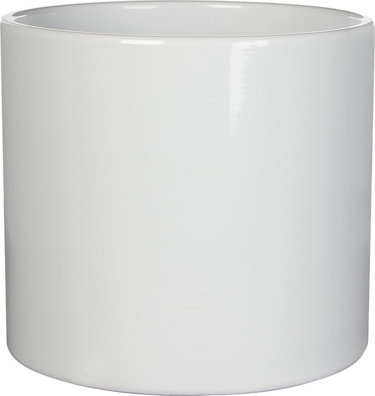  Mica Decorations Era Bloempot - H26 X Ø28 Cm - Wit