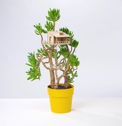  The Amazing Plant-hut | Miniature Treehouse Mini Boomhutje