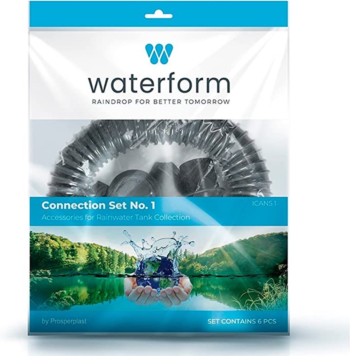 Prosperplast Verbinding Regenpijp - Regenton Ca 50 Cm