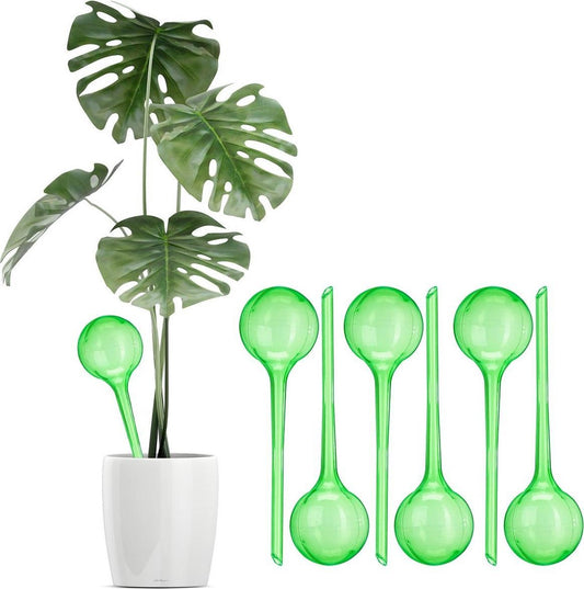  Waterdruppelaar Set Van 6 Stuks Voor Planten – 27 CM – Automatisch Watergeefsysteem Voor Kamerplanten – Planten Watergever Met Druppelsysteem – Waterbol