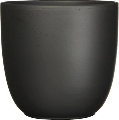  Mica Decorations Tusca Bloempot - H25 X Ø28 Cm - Mat - Zwart