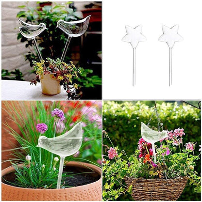  Luxe Planten Waterdruppelaar - Waterbol Vogel - Watergever - Watergeefsysteem Voor Planten &amp; Bloemen - 200ML - Set Van 2