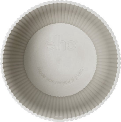  Elho Vibes Fold Rond 30 - Bloempot Voor Binnen - Ø 29.5 X H 27.2 Cm - Zijdewit