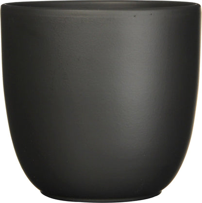  Mica Decorations Tusca Bloempot - H25 X Ø28 Cm - Mat - Zwart
