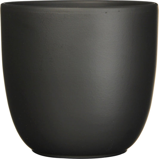  Mica Decorations Tusca Bloempot - H25 X Ø28 Cm - Mat - Zwart