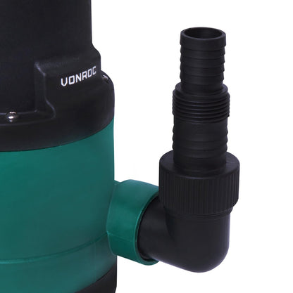  VONROC Dompelpomp/Waterpomp 300W - 6500l/h - Voor Schoon En Licht Vervuild Water - Met Vlotter