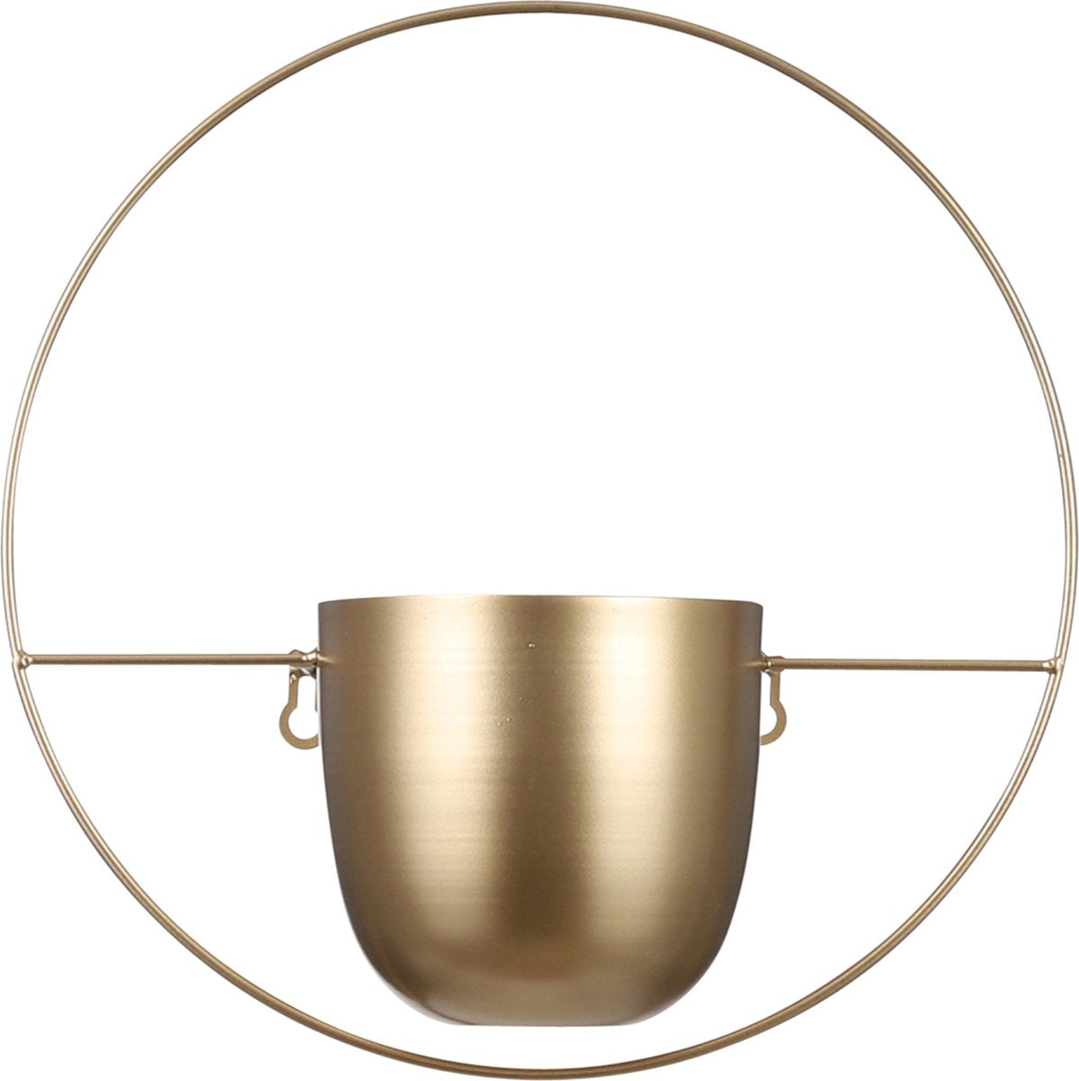  Mica Decorations Dexter Bloempot Wand - L34 X B14 X H34 Cm - Goud