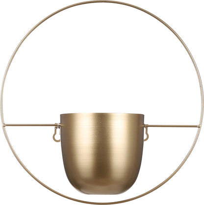  Mica Decorations Dexter Bloempot Wand - L34 X B14 X H34 Cm - Goud