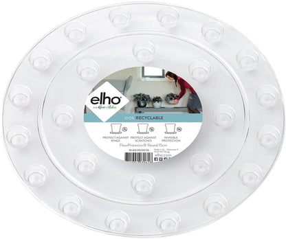 Elho Floorprotector Rond 25 - Accessoires Voor Binnen - Ø 25.0 X H 1.5 Cm - Transparant/Transparant