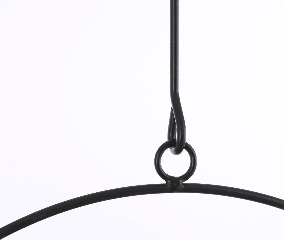 Mica Decorations Dexter Bloempot Hangend - L34 X B14 X H65 Cm - Zwart