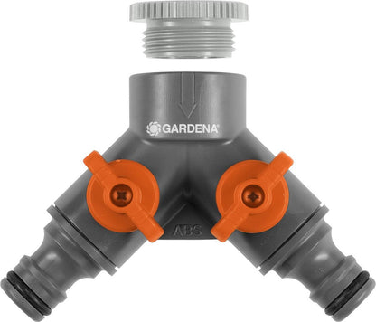 GARDENA 2-weg Ventiel 26,5 Mm (G 3/4"), 21 Mm (G 1/2")