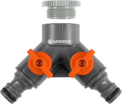  GARDENA 2-weg Ventiel 26,5 Mm (G 3/4"), 21 Mm (G 1/2")