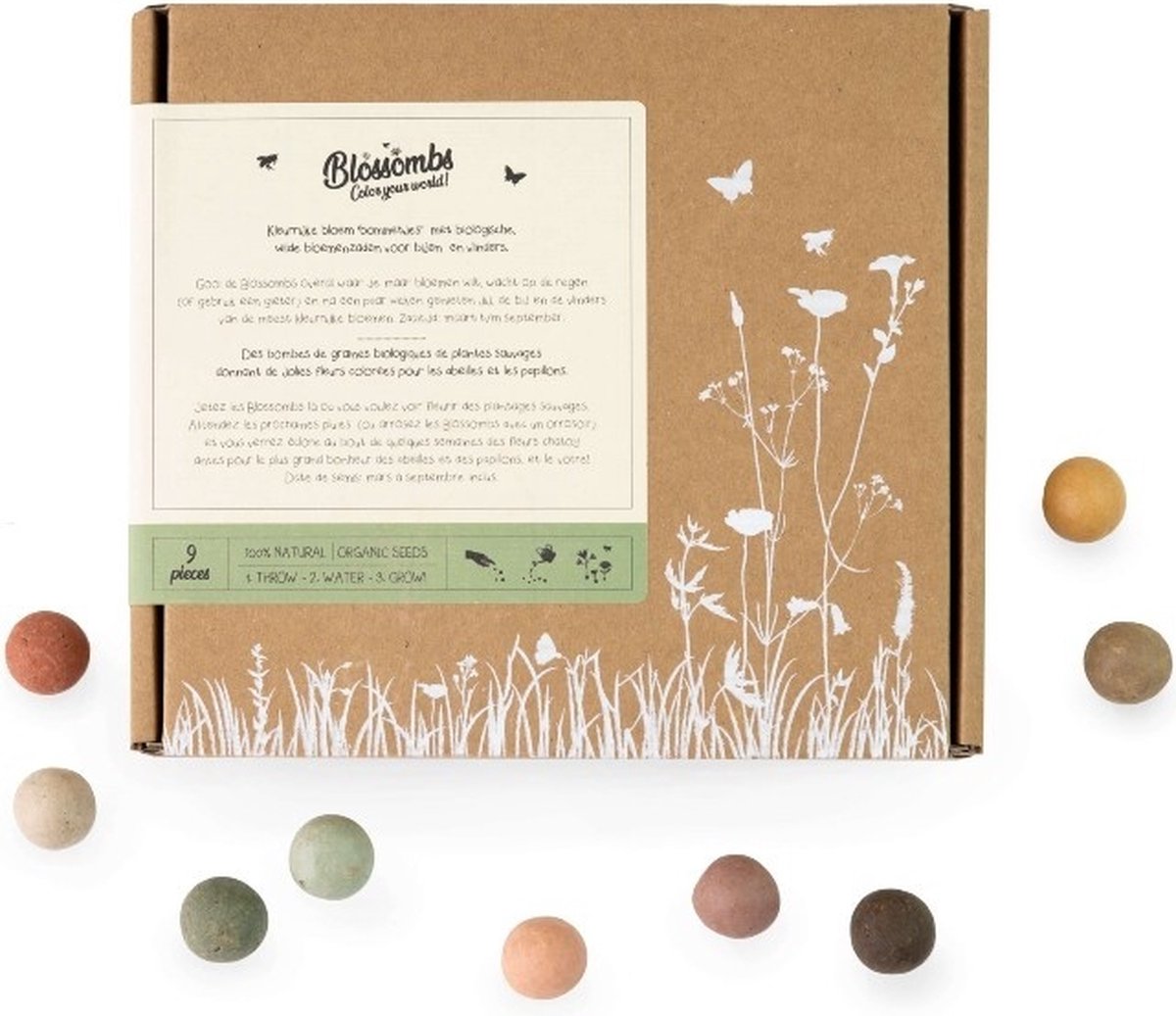 Blossombs Giftbox Medium Zaadbolletjes - 9 Stuks