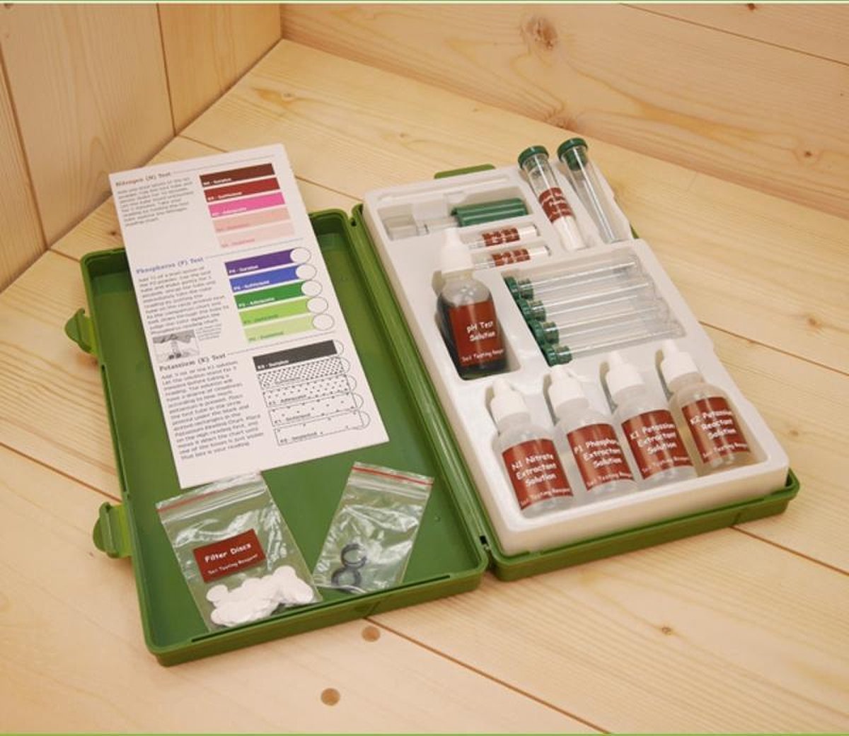  Rapitech STK008 Grondtestkit Om De PH En NPK Te Meten (80 Testen)