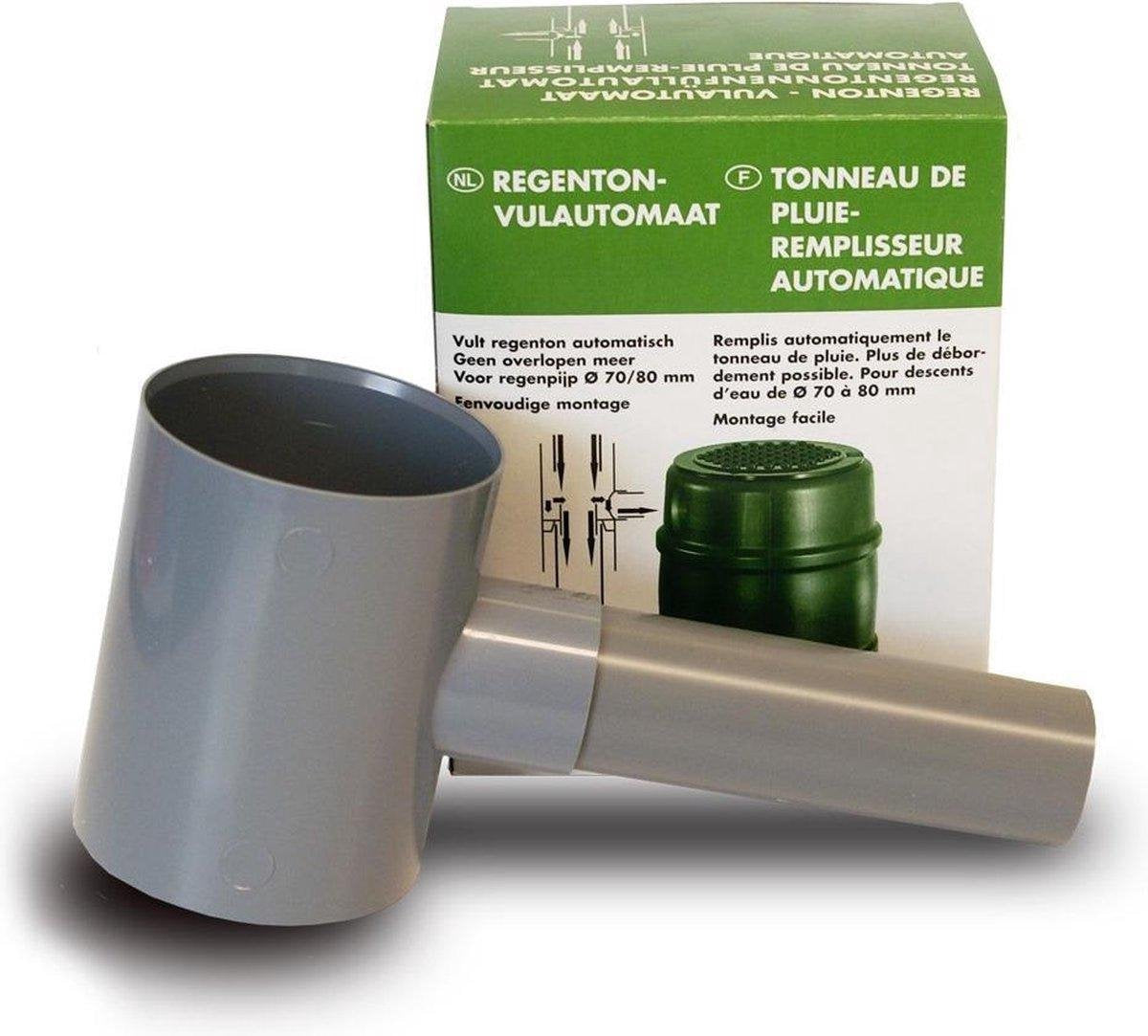 Merkloos Regenton-Vulautomaat HA - Grijs - Ø 70 - 80 Mm