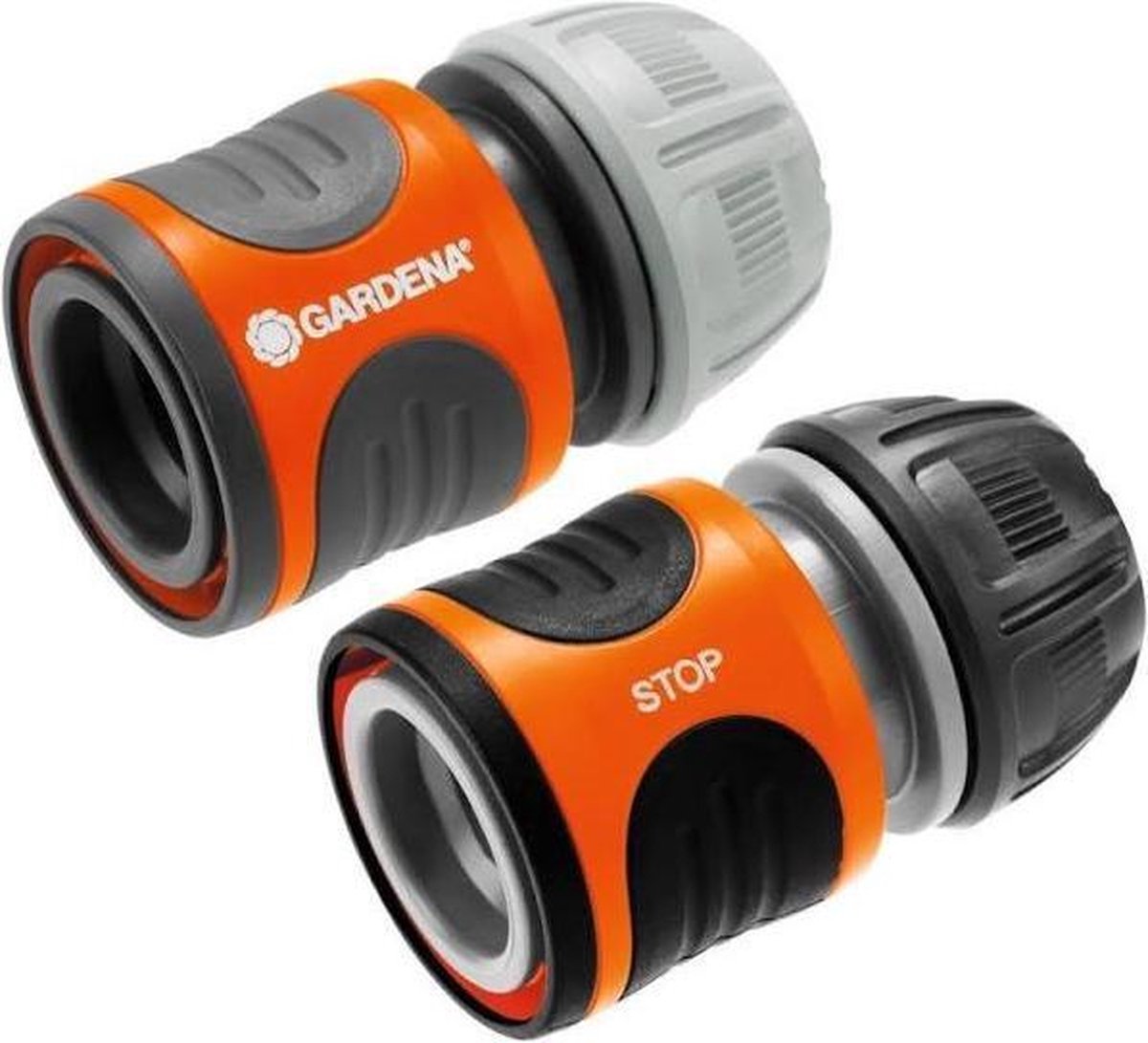  Gardena Slangstuk En Waterstop 13 Mm/1/2" -15 Mm 5/8" Pvc Oranje