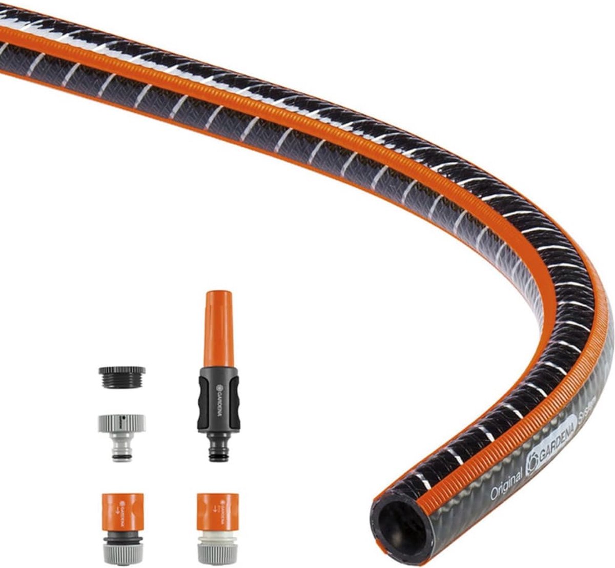  GARDENA - Comfort FLEX - 6-delige Tuinslangset Tuinslang - 20 Meter - 13 Mm