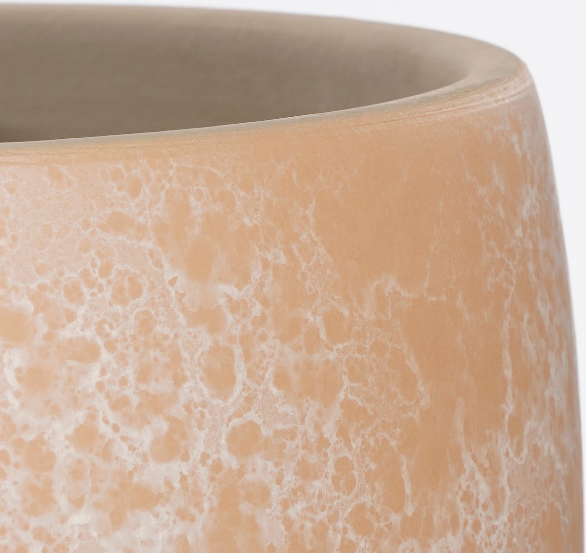  Mica Decorations Lester Bloempot - H31 X Ø33 Cm - Terracotta - Crème