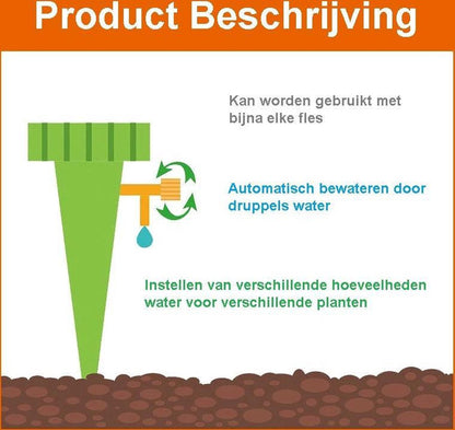  Plant Bewateringssysteem - 12 Stuks - Bewateringsyteem - Watergeefsysteem - Plantenbol - Automatische Gieter - Water Druppelaar - Druppelsysteem - Bewateringssysteem - Druppel Systeem - Water Geef Systeem - Plantenbol